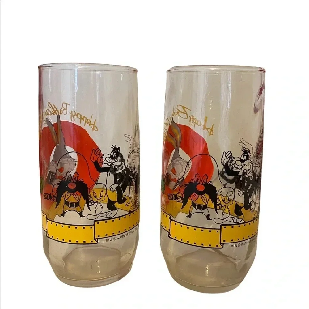 Vintage 50th Anniversary Happy Birthday Looney Tunes Bugs Bunny Glasses …